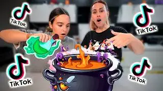 On teste un DIY Tiktok HALLOWEEN pour faire un chaudron de Sorcière MAGIQUE et ON DEAD ça !!