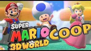 Super Mario 3D World - Local 3 Player Coop - Nintendo Switch Gameplay - World 1