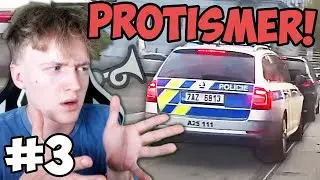 Reakcia na Záznamy z Auto Kamery #3 - Vytrúbená Polícia