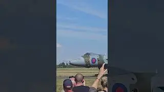 Avro Vulcan XL 426 taxiing at Southend Airport. 100% ULEZ compliant