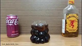 Рецепт коктейля Фаербол и Вишнёвая кола (How to make Cocktail 
