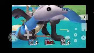 SSBB Hacks: 3 Giant Lucarios in FFA