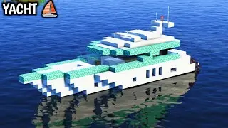 Cool yacht minecraft || How to build yacht in Minecraft #minecraft