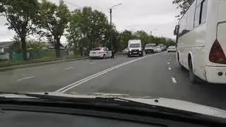 В Находке на улице Шоссейная мотоциклист не справился с управлением