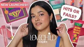 Review & Swatches Of New Launches From Lovechild Masaba! Lip Crèmes, Cream Blushes & Highlighter