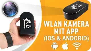 WLAN Spionage Kamera mit 180° drehbarem Objektiv per App steuerbar Blackboxcam Rotate