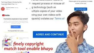 How To Enable Copyright Match Tool On YouTube | CopyRight Match Tool | YouTube Nepal |