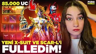 I SPENT 85,000 UC! 😱 I FULLY UPGRADED THE NEW X-SUIT AND SCAR-L! | PUBG MOBILE