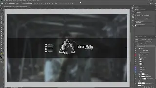 Navod ako vytvorit Youtube/Facebook Banner za 30 minut pomocou Photoshoppu