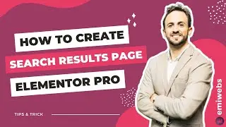 How to Create a Custom Search Results Page with Elementor Pro 🔍
