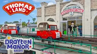 Winston's Whistle-Stop Tours in Thomas Land at Drayton Manor (June 2022) [4K]