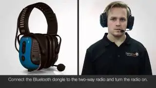 Connecting a two way radio to your Sensear headset using a Bluetooth dongle