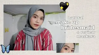 natural make up bridesmaid | Korean make up look l review maskara xi xiu define maskara