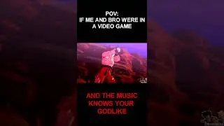 POV: If Me And Bro Were In A Video Game #meme #dragonballsuper