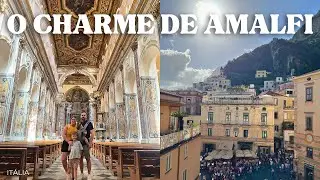 Amalfi, provamos o famoso gelato de limão e terminamos o dia na praia | Vlog 02 | Itália