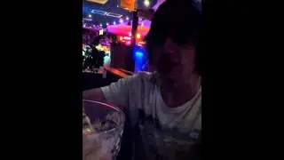 stoogy trying to finish ice cream
