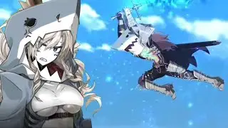 【FGO】Summer Kriemhild Alternate Noble Phantasm (Shark Siegfried Version)
