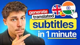 How to Add Subtitles in Multiple Languages (In Under a Minute)