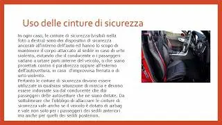 lezione in arabo su cinture di sicurezza, airbag, sistemi di ritenuta per bambini
