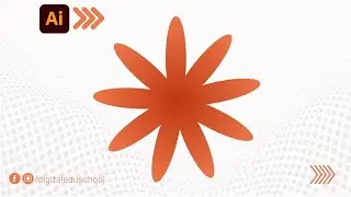 How to create Flower Design in Adobe Illustrator