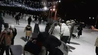 Каток в парке Новый год 2022  Обнинск
