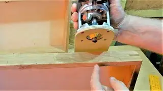 Кромочные врезные ручки с помощью фрезера.