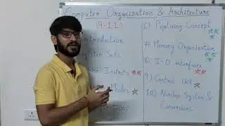 Computer Organization and Architecture : Syllabus / Course Content