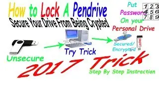 How to Protect a disk Drive/Hard drive/Pen drive with password - Technique World