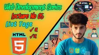 Part 5 || Lists in HTML || ordered list || unordered list || nested list || definition list ||
