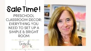 EVERYTHING You Need For a Simple & Bright Preschool Classroom **Sale Alert!**