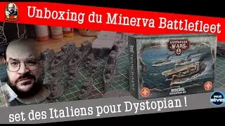 Unboxing & montage du Minerva battlefleet set italien pour Dystopian wars !!