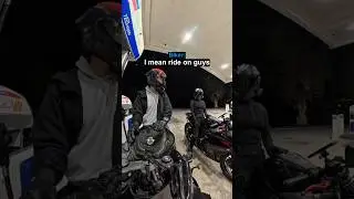 Biker Gets Shy After Biker Girl Approaches Him