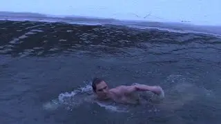 Моржевание. Купание в проруби. 29 января 2023