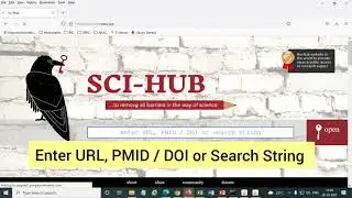 Freely Download Paid Research Articles / Scientific Papers for Fairuse through SciHub Website