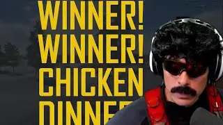 DrDisrespect's BACK to PUBG and Gets His First WIN in PUBG!