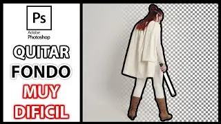 😱 Como BORRAR el FONDO BLANCO de una Imagen en Photoshop 👀 [ Funciona con Imágenes Muy Difíciles ]