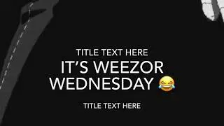 It’s Weezor Wednesday 😂