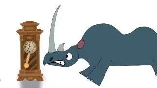 Hickory Dickory Dock Rhinoceros