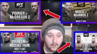 MMA Guru old reactions to brutal UFC KNOCKOUTS (koes included)