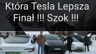 Którą Teslę Kupić Model 3LR czy 3HL czy Model YSR? Zakopane Test, Wyniki porównania 3 Tesli