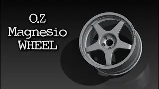 O.Z Racing Magnesio wheel - 3D Scan Revopoint POP 2