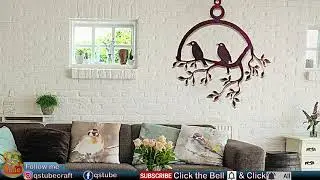 How to make Wall Hanging | Woodworking Scroll saw Project | DIY Home Decor Craft Idea by Q&S Tube
