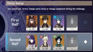 [Spiral Abyss] Version 2.2 - Floor 12 - 9 Stars (3 Man Team - C0 Hu Tao / C2 Raiden)