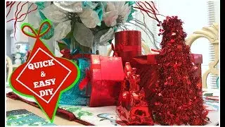 DOLLAR TREE DIY | QUICK AND EASY CHRISTMAS HOME DECOR