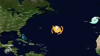 1980 Hypothetical Hurricane Season Animation