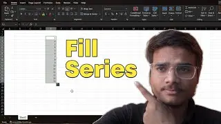 👨‍💻⌨️ Fill Number Series in Ms Excel  #aktsr #msexcel #excel #msoffice #dataentry #yt