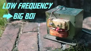 Transformer size and frequency