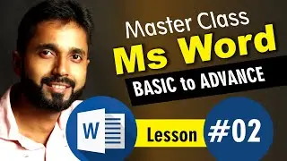 Master Class Ms Word Basic to Advance | Ms Word Lesson 2 | Xiko Ahok