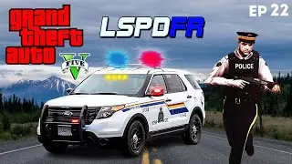 GTA 5 LSPDFR RCMP OFFICERS ATTACKED BY GANG K9/SWAT CALLED EP 22