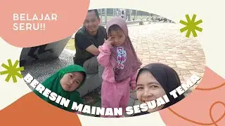 Serunya Gemi & Meta Mengelompokkan Mainan Bareng Ayah! 🧸🎨🚗